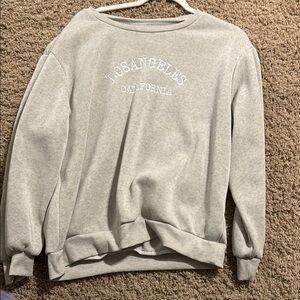 Gray Los Angeles California Women's Sweater